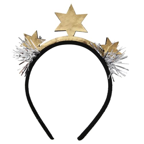 YCHUCH Lametta-Stirnband, Party-Kostüm, glitzernd, 2025, Party, Karaoke, Foto-Requisiten, Party, Blingbling Haarreifen, Nachtclub von YCHUCH