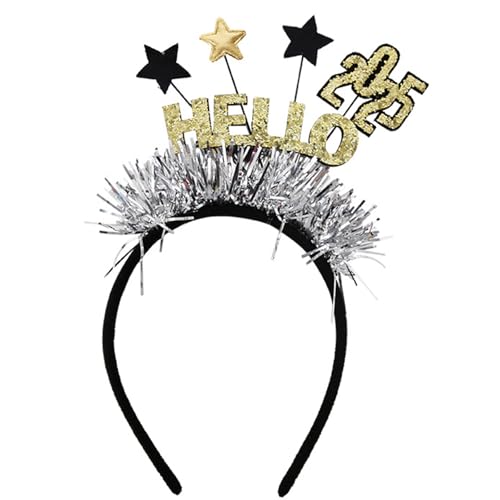 YCHUCH Lametta-Stirnband, Party-Kostüm, glitzernd, 2025, Party, Karaoke, Foto-Requisiten, Party, Blingbling Haarreifen, Nachtclub YCHUCH Lametta-Stirnband, Party-Kostüm, glitzernd, 2025, Party, Karaoke, Foto-Requisiten, Party, Blingbling Haarreifen, Nachtclub von YCHUCH