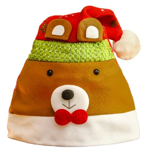 YCHUCH Lustige Weihnachtsmütze mit Rentier-Spitzhut, formelle Veranstaltung, Festival, Nikolausmütze für Feiertage YCHUCH Lustige Weihnachtsmütze mit Rentier-Spitzhut, formelle Veranstaltung, Festival, Nikolausmütze für Feiertage von YCHUCH