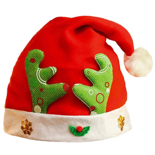 YCHUCH Lustige Weihnachtsmütze mit Rentier-Spitzhut, formelle Veranstaltung, Festival, Nikolausmütze für Feiertage von YCHUCH