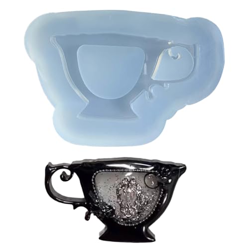 YCHUCH Praktische Silikonform, flüssiger Sand, Kaffeetasse, einzigartige Epoxidharz-Schmuckherstellungsformen von YCHUCH