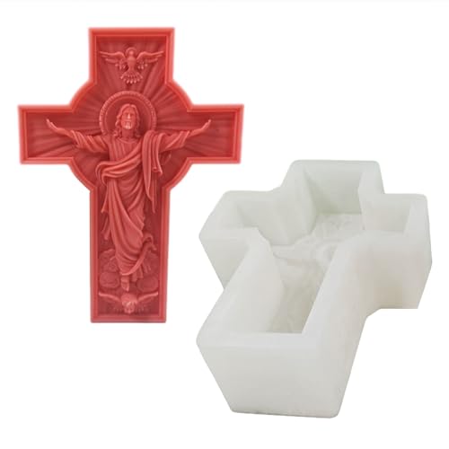 YCHUCH Religiöse Kerzenform, Skalptur-Kerzenform für Kerzen, Gips, Ornamente, Heimdekoration, Epoxidharz YCHUCH Religiöse Kerzenform, Skalptur-Kerzenform für Kerzen, Gips, Ornamente, Heimdekoration, Epoxidharz von YCHUCH
