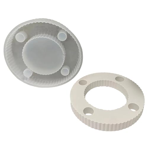 YCHUCH Runde 3D-Silikonform für Kerzenständer, Epoxidharz, Kerzenständer, Gips, Kerzenhalter, Form, Heimdekorationen YCHUCH Runde 3D-Silikonform für Kerzenständer, Epoxidharz, Kerzenständer, Gips, Kerzenhalter, Form, Heimdekorationen von YCHUCH