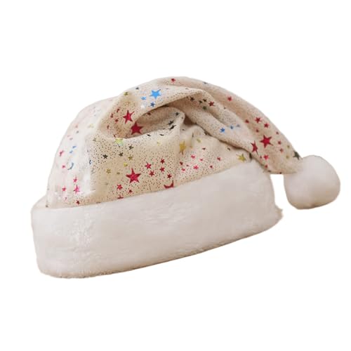 YCHUCH Samt-Weihnachtsmütze, bequeme Weihnachtsmütze, dick, für Weihnachten, Neujahrsfeiern YCHUCH Samt-Weihnachtsmütze, bequeme Weihnachtsmütze, dick, für Weihnachten, Neujahrsfeiern von YCHUCH