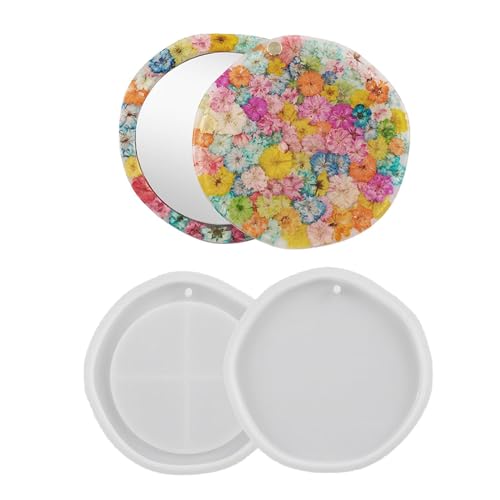 YCHUCH Silikonform-Set für Make-up, Glas, Schmuckherstellung, Epoxidharz, geeignet für rotierendes Make-up YCHUCH Silikonform-Set für Make-up, Glas, Schmuckherstellung, Epoxidharz, geeignet für rotierendes Make-up von YCHUCH