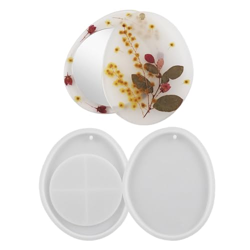 YCHUCH Silikonform-Set für Make-up, Glas, Schmuckherstellung, Epoxidharz, geeignet für rotierendes Make-up YCHUCH Silikonform-Set für Make-up, Glas, Schmuckherstellung, Epoxidharz, geeignet für rotierendes Make-up von YCHUCH