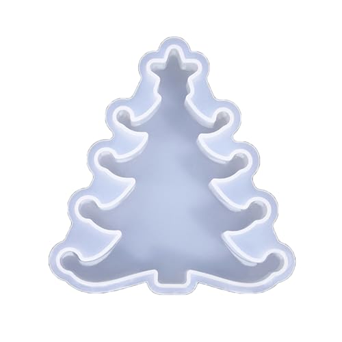 YCHUCH Silikonform für Weihnachtsbaum, Kerzenformen, Backformen, Epoxidharz, Gips, Ornamentform für Kuchen von YCHUCH