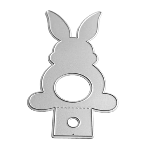 YCHUCH Stanzschablonen in Tierkaninchen-Form, Metall, Prägeschablonen, Karbonstahl, Stanzformen für Kartenherstellung, Scrapbooking von YCHUCH