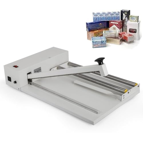 2-in-1-Schrumpffolienmaschine mit Heißluftpistole | 18 Zoll/45 cm manuelles Schrumpffolienschweißgerät für PVC-POF-Verpackungen | Tragbares Verpackungsgerät für Lebensmittel, Bücher, Kartons, Geschä von YCNLYSSR