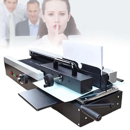 YCNLYSSR 1200 W A4-Buchbindemaschine, 200 Stück H Kabelloser Heißkleber-Papierstanzer, Tisch-Klebebinder-Heftklammer-Buchbindemaschine, Leimdicke 40 mm, Leimlänge 32 cm YCNLYSSR 1200 W A4-Buchbindemaschine, 200 Stück H Kabelloser Heißkleber-Papierstanzer, Tisch-Klebebinder-Heftklammer-Buchbindemaschine, Leimdicke 40 mm, Leimlänge 32 cm von YCNLYSSR