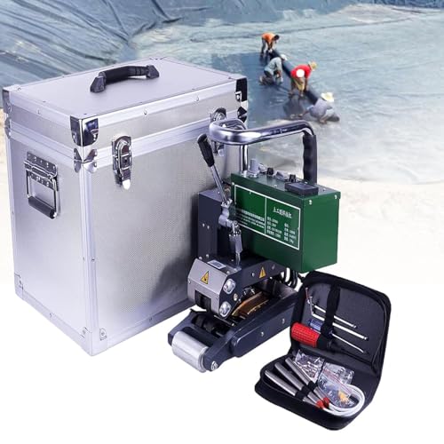 YCNLYSSR 2100W Geomembran-HDPE-Schweißgerät, Automatisches Heißkeilschweißgerät Tunnel-Kriechschweißgerät PE PVC Eva-Folienversiegelungsgerät, Zum Versiegeln von dicken Membranen 1,0-3,0 mm, 220V YCNLYSSR 2100W Geomembran-HDPE-Schweißgerät, Automatisches Heißkeilschweißgerät Tunnel-Kriechschweißgerät PE PVC Eva-Folienversiegelungsgerät, Zum Versiegeln von dicken Membranen 1,0-3,0 mm, 220V von YCNLYSSR