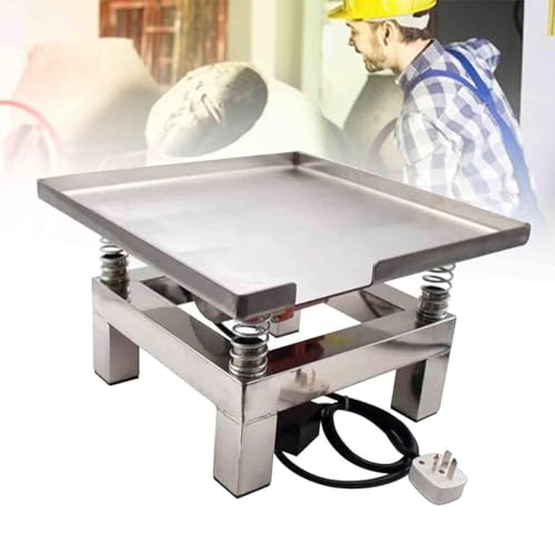 YCNLYSSR Betonvibrationstisch, Edelstahlvibrationstisch, 35 * 35 cm, 3000-3600-mal pro Minute, zum Entfernen von Blasen, Schütteln von Niederschlägen, Nasspulver YCNLYSSR Betonvibrationstisch, Edelstahlvibrationstisch, 35 * 35 cm, 3000-3600-mal pro Minute, zum Entfernen von Blasen, Schütteln von Niederschlägen, Nasspulver von YCNLYSSR