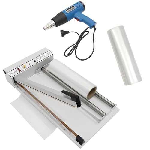 YCNLYSSR Folienschweißgerät für Lebensmittel- und Buchkartonverpackungen, professionelle Schrumpffolienmaschine, Schrumpffolienschweißgerät, kompatibel mit PVC-POF-Folie (450 W) von YCNLYSSR