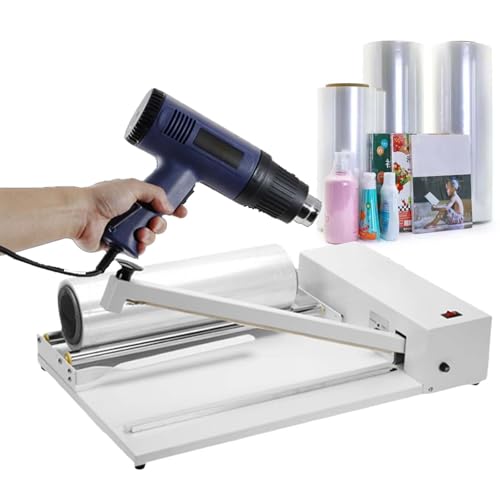 YCNLYSSR Hand-Schrumpfverpackungsgerät, 11,8" 17,7" 23,6", Schrumpffolien-Verpackungsversiegelungsmaschine, 9 eingestellte Temperaturen, 60 cm/23,6" (30 cm) von YCNLYSSR