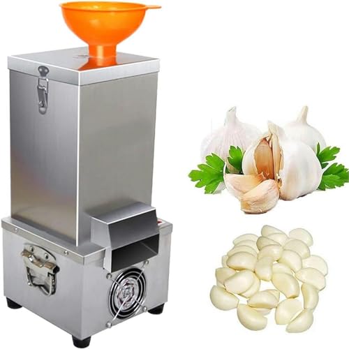 YCNLYSSR Knoblauchschälmaschine, elektrisch, automatisch, leistungsstark, Knoblauchschälmaschine, 304 Edelstahl, 25 kg/std, Knoblauchzehenschäler für Küche/Hotel von YCNLYSSR