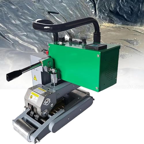 YCNLYSSR Kunststoffschweißgerät für HDPE-Geomembranen, 2100-W-Heißkeilschweißgerät-Kit zum Versiegeln von dicken PE-PVC-Eva-Folien in Tunneln von YCNLYSSR