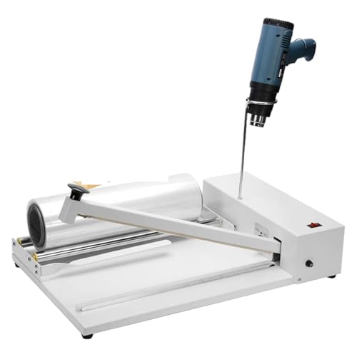 YCNLYSSR Manuelle Schrumpfverpackungsmaschine, 450 W/530 W/800 W Schrumpffolienversiegeler, 9 einstellbare Temperaturen, 45 cm/17,7 Zoll (60 cm) von YCNLYSSR