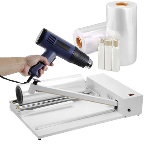 YCNLYSSR Tisch-Versiegelungsschneidegerät, manuelle Schrumpffolien-Verpackungsmaschine (60 cm/23,6) von YCNLYSSR