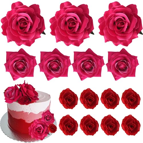 10 Stück Rose Blume Cupcake Dekorationen Rose Künstliche Blumen Kuchen Topper Künstliche rote Blumen Kuchen Picks für Baby Shower DIY Hochzeit Geburtstag Valentinstag Party Supplies 10 Stück Rose Blume Cupcake Dekorationen Rose Künstliche Blumen Kuchen Topper Künstliche rote Blumen Kuchen Picks für Baby Shower DIY Hochzeit Geburtstag Valentinstag Party Supplies von YCTHUNFISH