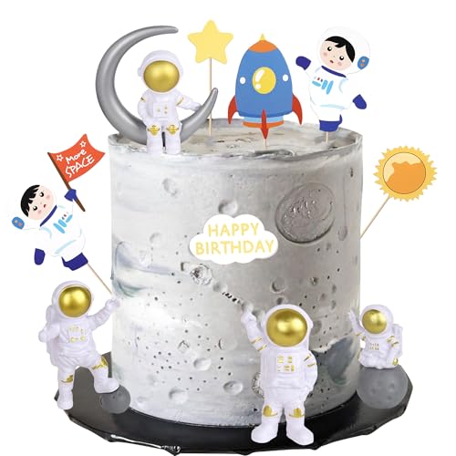 10 Stück Weltraum-Kuchenaufsätze DIY Weltraum Astronaut Kuchen Picks Rakete Happy Birthday Cupcake Topper für Weltraum Motto Babyparty Geburtstag Party Kuchen Dekorationen Supplies 10 Stück Weltraum-Kuchenaufsätze DIY Weltraum Astronaut Kuchen Picks Rakete Happy Birthday Cupcake Topper für Weltraum Motto Babyparty Geburtstag Party Kuchen Dekorationen Supplies von YCTHUNFISH