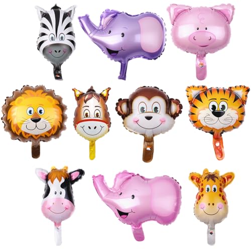 Folienballon Waldtiere, 20 Stück Folienballon Tiere, Kinder Tier Luftballons Set, Kinder Geburtstag Party Deko Perfekt für Dschungelparty Dekoration Kindergeburtstage Folienballon Waldtiere, 20 Stück Folienballon Tiere, Kinder Tier Luftballons Set, Kinder Geburtstag Party Deko Perfekt für Dschungelparty Dekoration Kindergeburtstage von YCVBCY