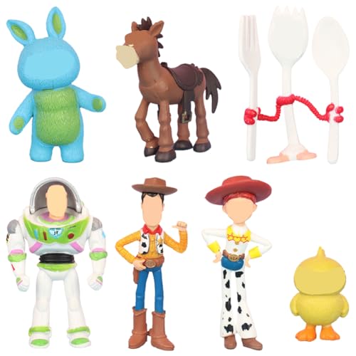 Toy Figuren Tortendeko, 7 Stück Toy Cake Topper Set, Toy Realistic Figuren Party Kuchen Dekoration, Mini Figuren Set, Kinder Geburtstag Party Torte Deko Supplies Toy Figuren Tortendeko, 7 Stück Toy Cake Topper Set, Toy Realistic Figuren Party Kuchen Dekoration, Mini Figuren Set, Kinder Geburtstag Party Torte Deko Supplies von YCVBCY