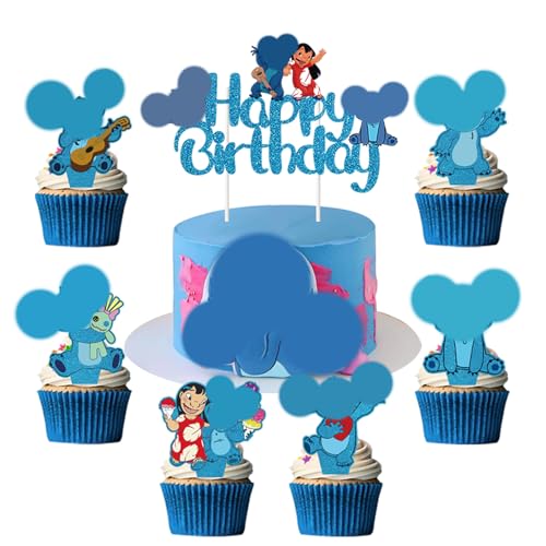 Kinderkuchendekoration, 25 Stück Kuchendekoration, Cake Topper, Cupcake Toppers, Kuchendekoration, Cartoon, geeignet für Kindergeburtstagsdekoration Kinderkuchendekoration, 25 Stück Kuchendekoration, Cake Topper, Cupcake Toppers, Kuchendekoration, Cartoon, geeignet für Kindergeburtstagsdekoration von YCWSSB