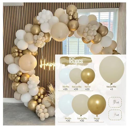Geburtstagsparty-Dekorationen, Ballonbogen-Girlande-Set mit Eiscreme-Luftballons, Farbe I-3 von YCYUYK