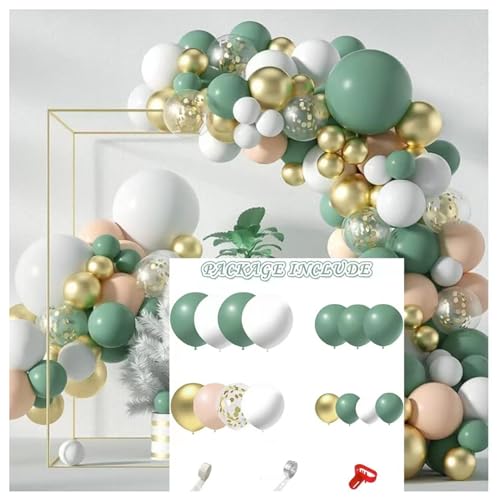 Geburtstagsparty-Dekorationen, Streusel, Ballonbogen-Girlande-Set mit Eiscreme-Ballons, Farbe: E-3 von YCYUYK