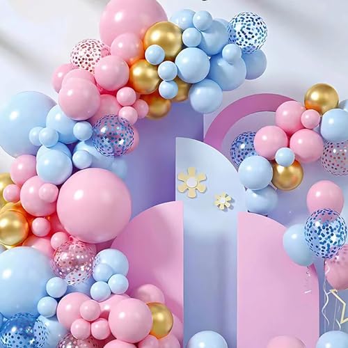 Geburtstagsparty-Zubehör, Dekorationen – Partyzubehör, Happy Birthday-Ballon-Girlande-Set, Vroom Birthday, Farbe 3 von YCYUYK