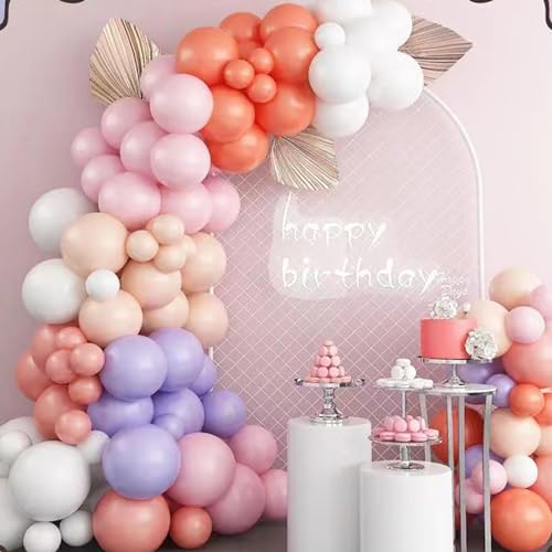 Geburtstagsparty-Zubehör, Dekorationen – Partyzubehör "Happy Birthday", Luftballon-Girlande-Set, Vroom Birthday, Farbe 10 von YCYUYK