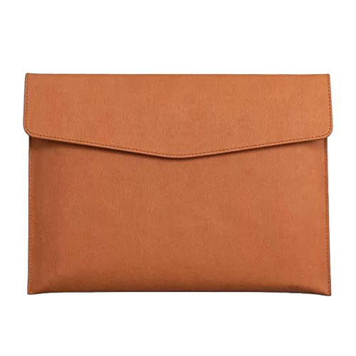 PU-Leder A4 Aktenordner Dokumentenhalter Wasserdicht Portfolio Umschlag Ordner Etui mit Schnappverschluss für Zuhause Schule Büro Schreibwaren Braun PU-Leder A4 Aktenordner Dokumentenhalter Wasserdicht Portfolio Umschlag Ordner Etui mit Schnappverschluss für Zuhause Schule Büro Schreibwaren Braun von YCYUYK