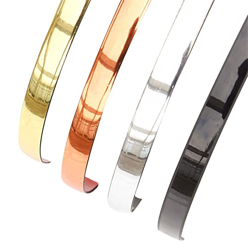 Wandaufkleber-Dekorband, dekorativ, Wandkanten-Bordüre, 10,9 m, Fliesenkante, flexible Form, selbstklebend, ultradünn, for Liner-Dichtungsstreifen(Rose Gold,1.8cm (width)) von YDEWLY