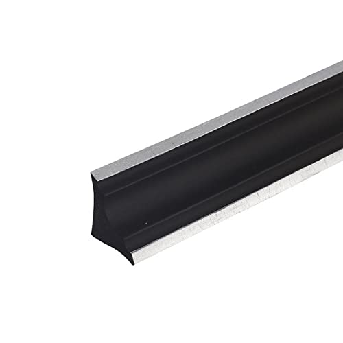 Wandaufkleber-Dekorband, dekorativ, Wandverkleidung, selbstklebend, Kantenleiste, Decken-Fußleiste, selbstklebend, Arbeitsplatte(Black+silver,10m) von YDEWLY