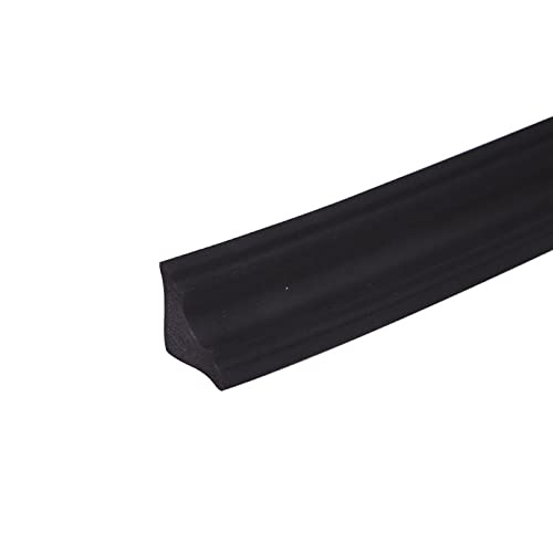 Wandaufkleber-Dekorband, dekorativ, Wandverkleidung, selbstklebend, Kantenleiste, Decken-Fußleiste, selbstklebend, Arbeitsplatte(Black,5m) von YDEWLY
