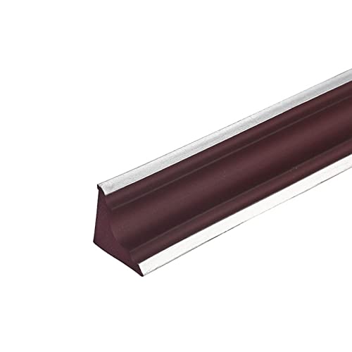 Wandaufkleber-Dekorband, dekorativ, Wandverkleidung, selbstklebend, Kantenleiste, Decken-Fußleiste, selbstklebend, Arbeitsplatte(Red+silver,10m) von YDEWLY
