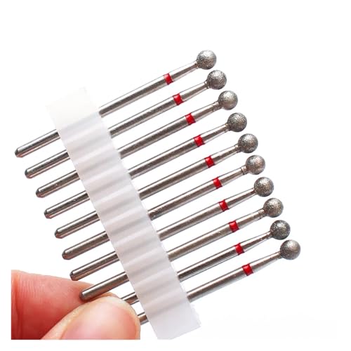 Bohrbutten 10PC Diamant Fräser Nagel Bohrer for Elektrische Maniküre Maschine Multicolor(10pc-no15) von YDHSIKK