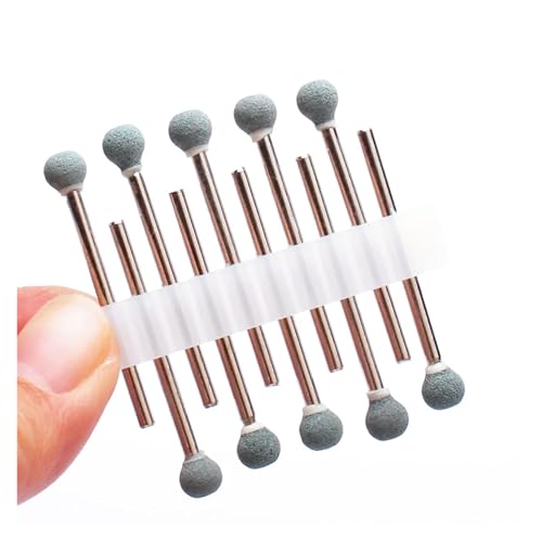 Bohrbutten 10PC Diamant Fräser Nagel Bohrer for Elektrische Maniküre Maschine Multicolor(10pc-no24) von YDHSIKK