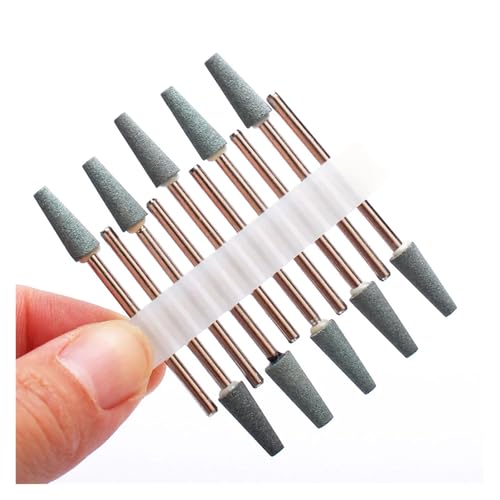 Bohrbutten 10PC Diamant Fräser Nagel Bohrer for Elektrische Maniküre Maschine Multicolor(10pc-no27) von YDHSIKK
