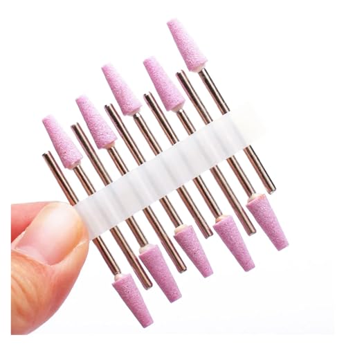 Bohrbutten 10PC Diamant Fräser Nagel Bohrer for Elektrische Maniküre Maschine Multicolor(10pc-no28) von YDHSIKK