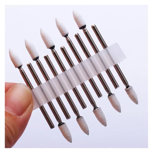 Bohrbutten 10PC Diamant Fräser Nagel Bohrer for Elektrische Maniküre Maschine Multicolor(10pc-no32) von YDHSIKK