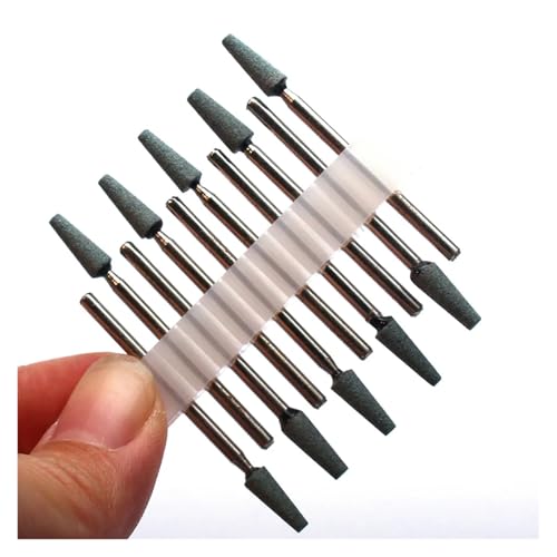 Bohrbutten 10PC Diamant Fräser Nagel Bohrer for Elektrische Maniküre Maschine Multicolor(10pc-no33) von YDHSIKK