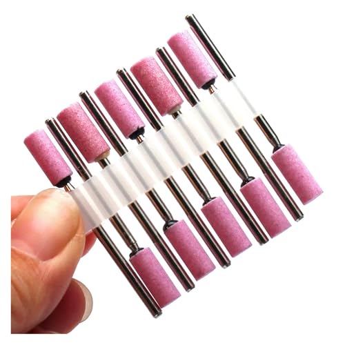 Bohrbutten 10PC Diamant Fräser Nagel Bohrer for Elektrische Maniküre Maschine Multicolor(10pc-no37) von YDHSIKK