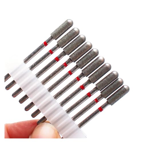 Bohrbutten 10PC Diamant Fräser Nagel Bohrer for Elektrische Maniküre Maschine Multicolor(10pc-no48) von YDHSIKK