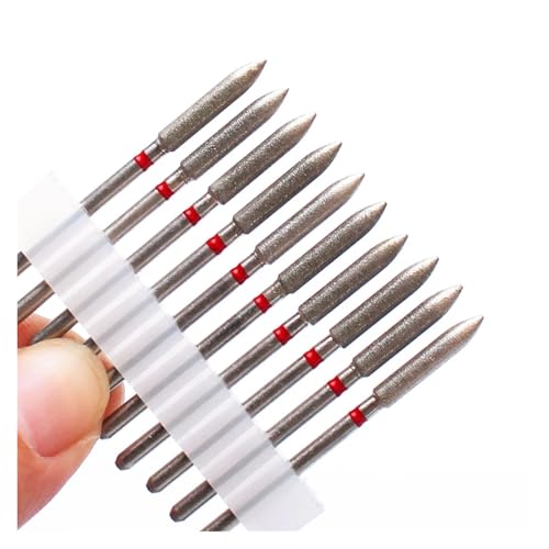 Bohrbutten 10PC Diamant Fräser Nagel Bohrer for Elektrische Maniküre Maschine Multicolor(10pc-no49) von YDHSIKK