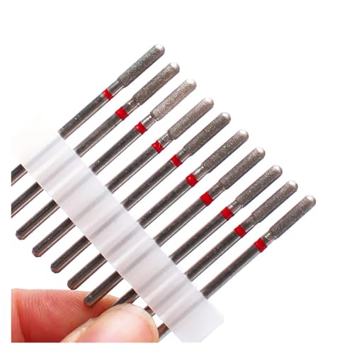 Bohrbutten 10PC Diamant Fräser Nagel Bohrer for Elektrische Maniküre Maschine Multicolor(10pc-no8) von YDHSIKK