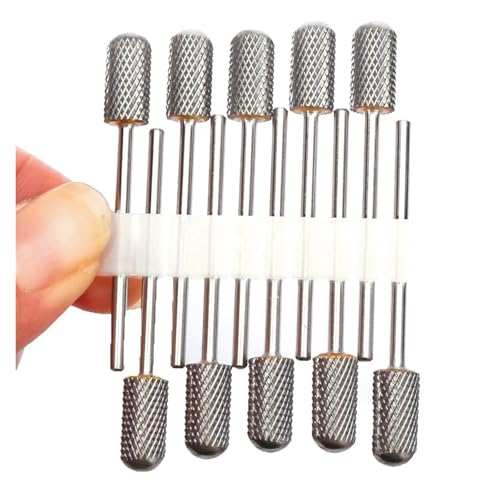 Bohrbutten 10er-Pack Hartmetall-Nagelbohrer-Set, mehrfarbig(No38) von YDHSIKK