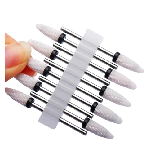 Bohrbutten 10er-Pack Hartmetall-Nagelbohrer-Set, mehrfarbig(No39) von YDHSIKK