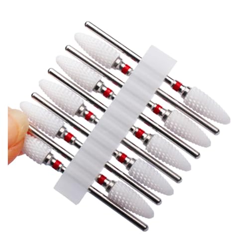 Bohrbutten 10er-Pack Hartmetall-Nagelbohrer-Set, mehrfarbig(No47) von YDHSIKK