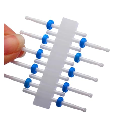 Bohrbutten 10er-Pack Hartmetall-Nagelbohrer-Set, mehrfarbig(No57) von YDHSIKK